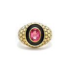 Red Spinel Snake Eye Ring