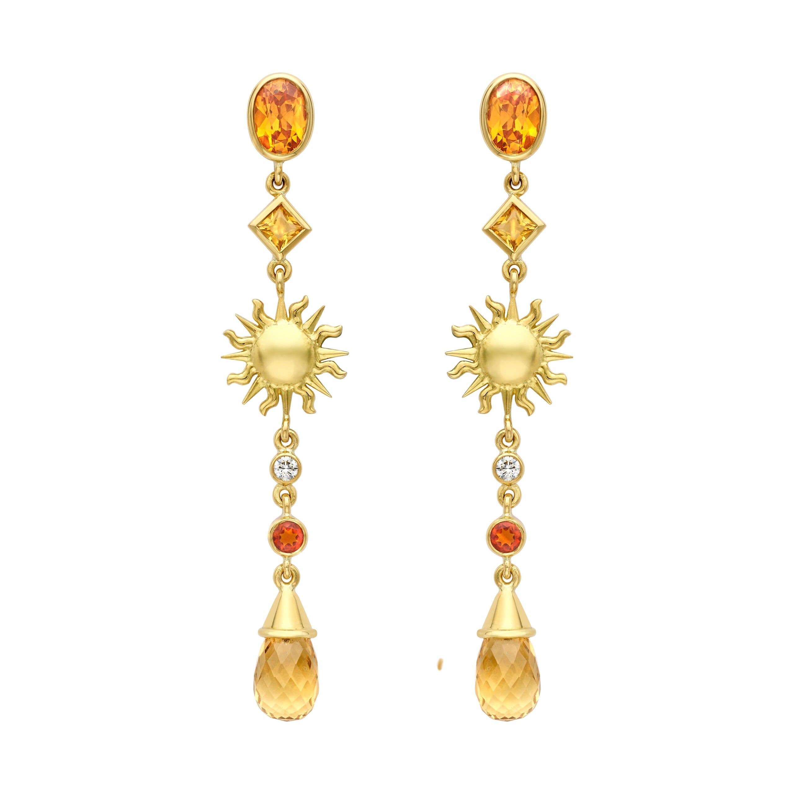 Sun Fable Drop Earrings