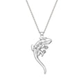 Salamander Diamond Pendant Without Chain