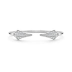 Diamond Quiver Torque Bangle