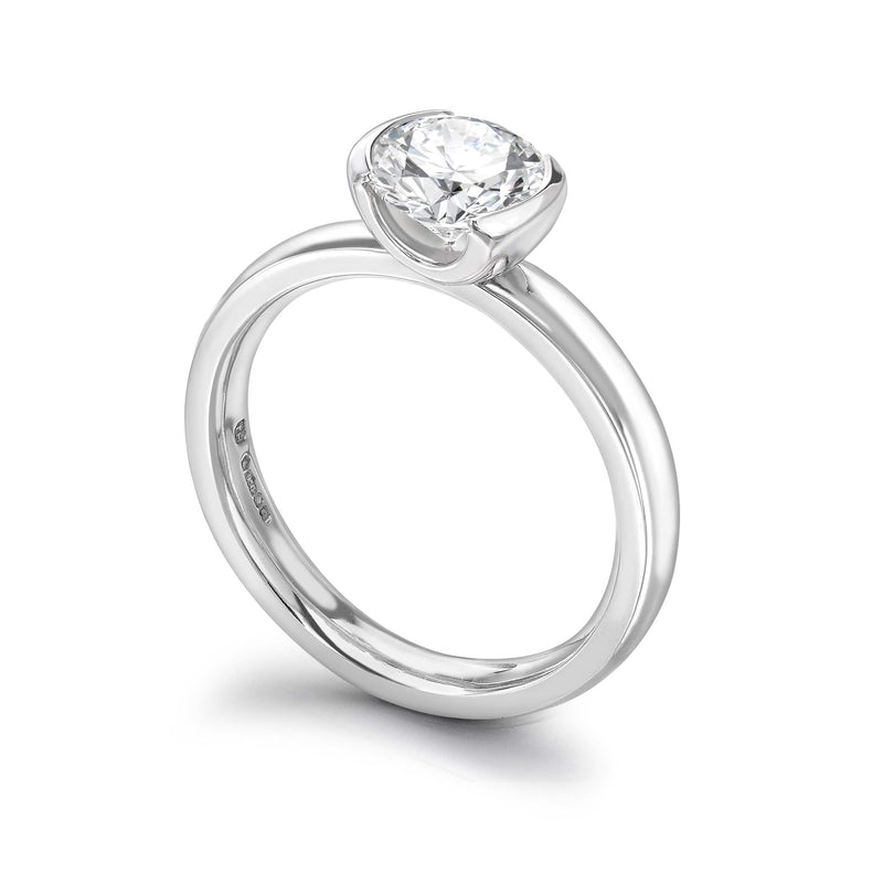 Platinum Forevermark Diamond Reveal Solitaire Ring