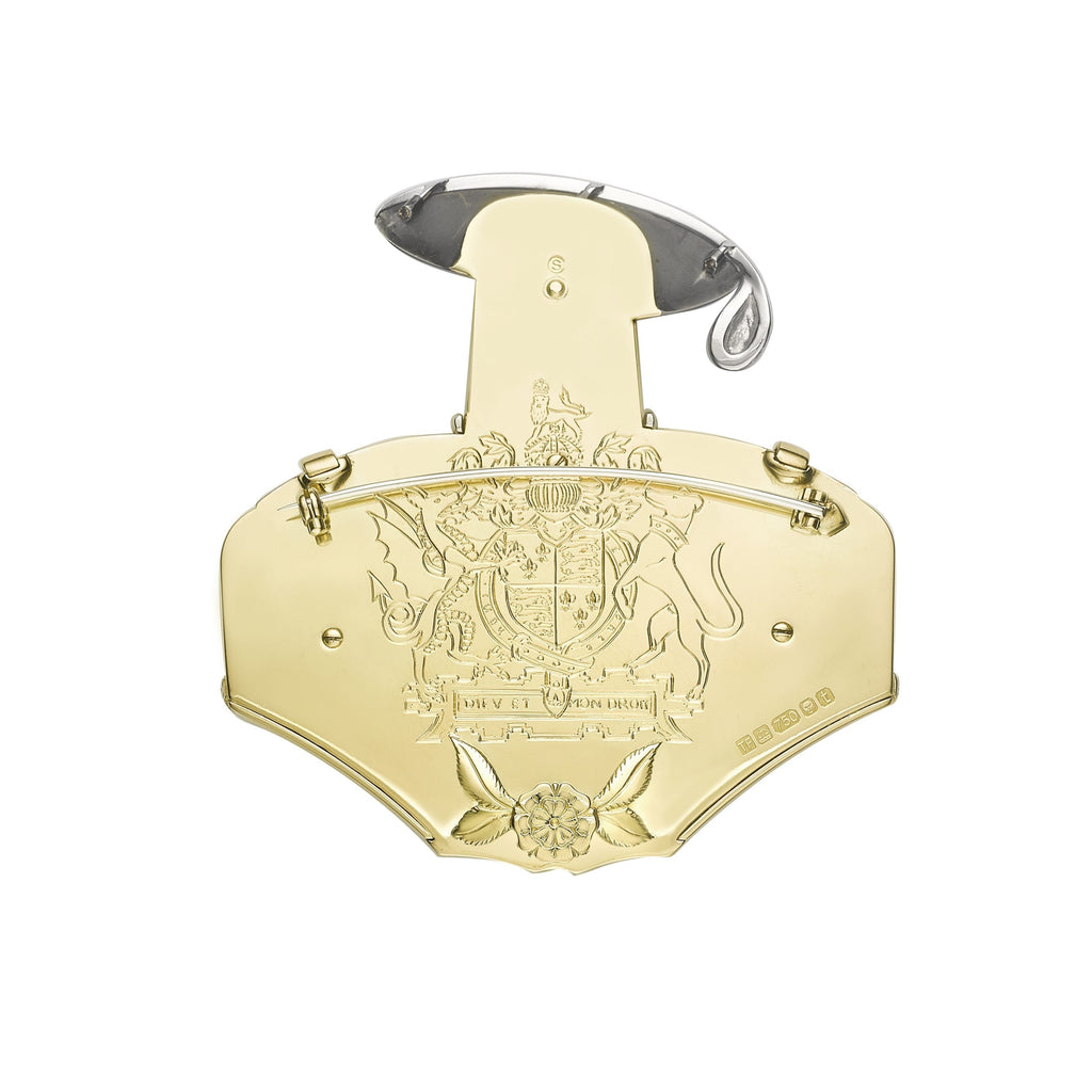 Mammoth Bone Carved Henry VIII Brooch