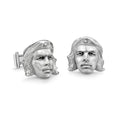 Silver Che Guevara Portrait Cufflinks