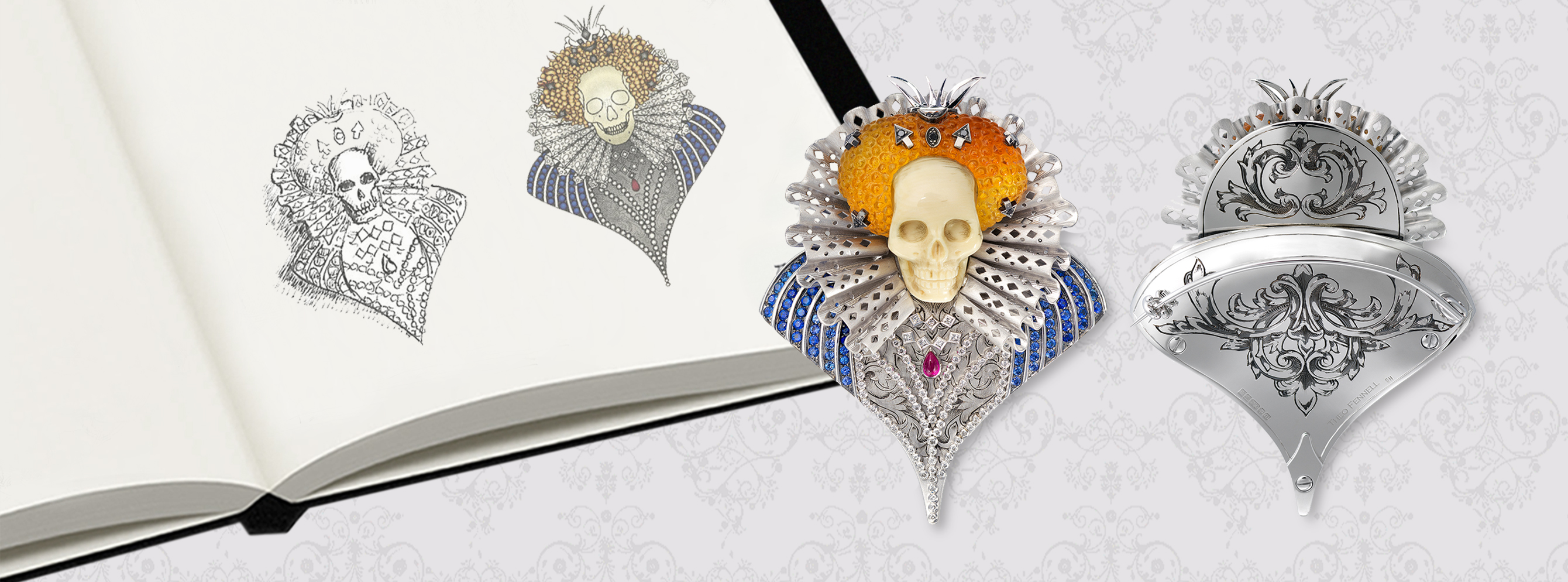 Queen Elizabeth I Brooch